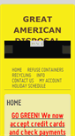 Mobile Screenshot of greatamericandisposal.com